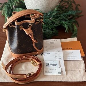 Louis Vuitton Nano Noe Monogram Crossbody
